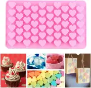 Mini Heart Mold Silicone Ice Cube Tray DIY Chocolate Fondant Mould 3D Pastry Jel