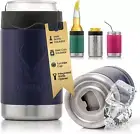 Stubby Holder Beer Cooler & Bottle Opener 4 in 1, Insulated Can Cooler Beer Hold