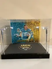 Trevor Lawrence Custom Full Size Helmet Display With LED Lights - Jaguars