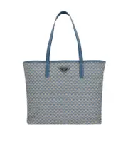 Re-Nylon tote bag One size light blue