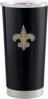 Logo Brands 620-S20T-1: New Orleans Saints 20oz Gameday Stainless Steel Tumbler