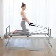 Foldable Pilates Reformer, Pilates Machine & Equipment for Home use I Suitable for Beginners and Intermediate Users
