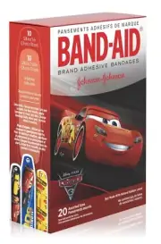 Disney Pixar CARS 3 Band-Aid Bandages Cruz Lightning McQueen 20/Box