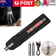 Mini Rechargeable Cordless Electric Screwdriver Drill USB Charging Power Tool GT