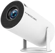Magcubic HY300PRO Mini Projector with WiFi and Bluetooth, 4K Support Smart Portable Projector Auto Keystone , Air Mouse Remote, Voice Control, 180 Degree Rotation, Home Video Proyector Android 11