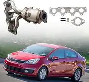 674-891 Catalytic Converter Bolts Gasket Compatible with Kia Rio 2012-2017，Soul 2012-2016，Compatible with Hyundai Accent 2011-2017，Veloster 2012-2016，285102BEF1 50793