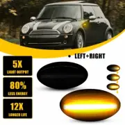 LED Front Side Marker Light Turn Signal Lamp Smoke For 02-08 Mini Cooper R50 R52 (for: Mini)