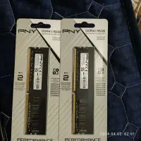 在飛比找蝦皮購物優惠-高雄自取1550 全新未拆pny 16gx2 ddr4-32