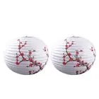 2x Floral Paper Lampshade Ceiling Light Pendant Lamp Shade Ball Lantern New Mu