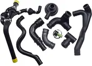 ZAPYVET 1.8T Crankcase Breather Hose Pipe Valve Kit, for, for, A3 TT, for, for VW, for, for Jetta, for, for Seat, for, for Skoda, 06A103247 06A103213AF 06B103221P 058103493A Car Thermostat Hos