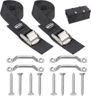 Battery Tie Down Strap Hold Down Kit, 1" x 48" Cooler Non-rusting (2 Pack)