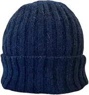 [Native World] Possum Merino Wool Women's Rib Beanie Hat - Warm Soft Winter Beanie for Ladies & Men, Twilight, One size