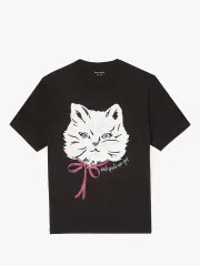 Embellished Cat Tee