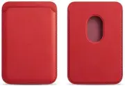 Magnetic Card Holder for iPhone 14/13 Pro Max - Leather Wallet Case