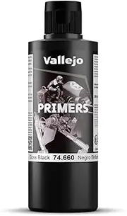 Vallejo 74660 Auxiliary Primer Gloss Black Primer 200ml