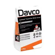 Davco 1.5kg White Sanitized Superfine Grout