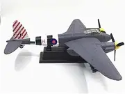 Replica Diecast 1/64 Scale for Mosquito Bomber Alloy Model Aircraft Collection Decorative Gift Boys' Toy Airplane Toy