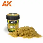 AK-Interactive Nylon-type Grass Flock w/2mm Long Fibers #Dry (250ml)