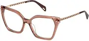 [Police] Frame VPLN55 0805 Light Brown Glossy Transparent 53/16/140 Woman, 0805 Light Brown Transparent Glossy, 53/16/140