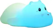 LeoLeozz Night Light for Kids - LED Hippo Light Silicone Cute Lamp | Colorful Rechargeable Touch Lamp, Toddler Night Light for Special Occasions, Family
