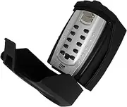 Wall Key Safe, Digital Front Opening, Shock and Impact Resistant, 10 Digit Keys, Ideal for Short Term Leasing, Outdoor Key Safe, Aluminium Alloy and Steel, Waterproof