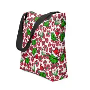 The Grinch Christmas Leopard Print Tote bag