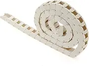 KGKMTHPHZG White Open Type Drag Chain Bridge 10x11 10x15 10x20 10x30-1m Length Cable Carrier with Connector for CNC 3D Printers Fit for Voron(R18,10x11 Open)