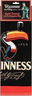 Guinness Toucan Golf Towel with Hanging Clip