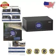 1.39 Cubic Feet Hotel-Style Digital Safe - Steel Security Box with Backup Keys