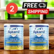 2 x Aptamil Gold+ Colic & Constipation Baby Infant Formula From Birth to 12 Mont