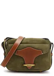 Isabel Marant Wasy Suede Cross-body bag - Khaki ONE SIZE