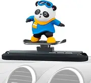 Dashboard Ornament | Cartoon Skateboarding Bear Ornament - Car Interior Decorations, Car Swinging Ornaments, Sliding Dashboard Accessories for Car Dashboard