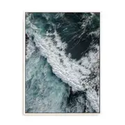 Artey | From Above 9 - Framed Canvas - White Frame - 60 x 80cm