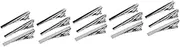 [Healeved] Necktie Bar Clip for Men Elegant Wedding and Business Tie Clips Lightweight Secure Tie Holders for Suits Shirts Formal Occasions