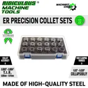 ER 32 Spring Collet Set, 18 Pieces, 3MM - 20MM Range, (0.0003) T.I.R., Top Quali