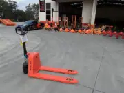 New EP Semi-Electric Pallet Jack, 1.5Ton, 560mm Wide, Best Value!!