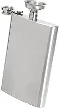 Alipis 10oz Hip Flask Men's Stainless Steel Flask with Funnel Easy to Carry Flask for Whisky Vodka Leakproof
