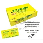 VITACIMIN VITAMIN C-500MG TABLET HISAP FRESH LEMON 2 PCS