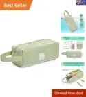 Big Capacity Pencil Case, Canvas Large Storage Pouch, Cosmetic Bag Makeup Org...