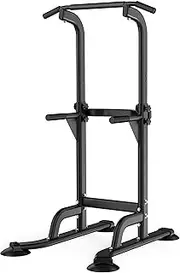 DONIUZ Power Tower Pull Up Bar and Dip Station, Multi-Function Home Gym, Strength Training Fitness Equipment, Height Adjustable