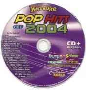 2004 POP HITS KARAOKE CDG DISC CHARTBUSTER CD+G MUSIC CD 5043-01 SONGS music ,