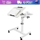 Overbed Table Bedside Mobility Study Medical Hospital Laptop Meal Adjustable AU