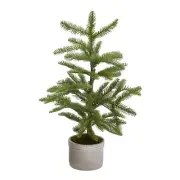TAG Pine Tree, 20" Cement Pot - Green (G14655)