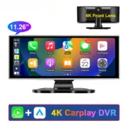 11.26" 4K Dash Cam Rearview Camera Wifi Wireless Carplay&Android Video Recorder