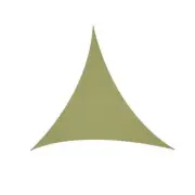 Sudzendf Canopies 9.84'x9.84' Polyester Triangle Patio W/ Storage Bag Green