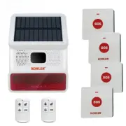 SOS Help Call Button Solar Emergency Alarm Crisis Self Defense Elderly Old Care