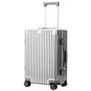 BOPAI Aluminium Suitcase Light weight Carry on HardCase 20" B3209 Silver