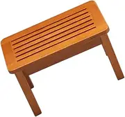 TOYANDONA Dollhouse Miniature Furniture Wooden End Table and Tea Table 1:12 Scale for Boys and Girls