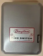 DAYTON TIME SWITCH MODEL 2E351 SPRINKLER CONTROL NEW And VINTAGE