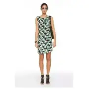 DVF Diane Von Furstenberg THOMASA Dress Chess Black Clouds 8 US $575